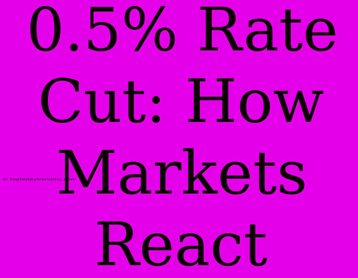 0.5% Rate Cut: How Markets React