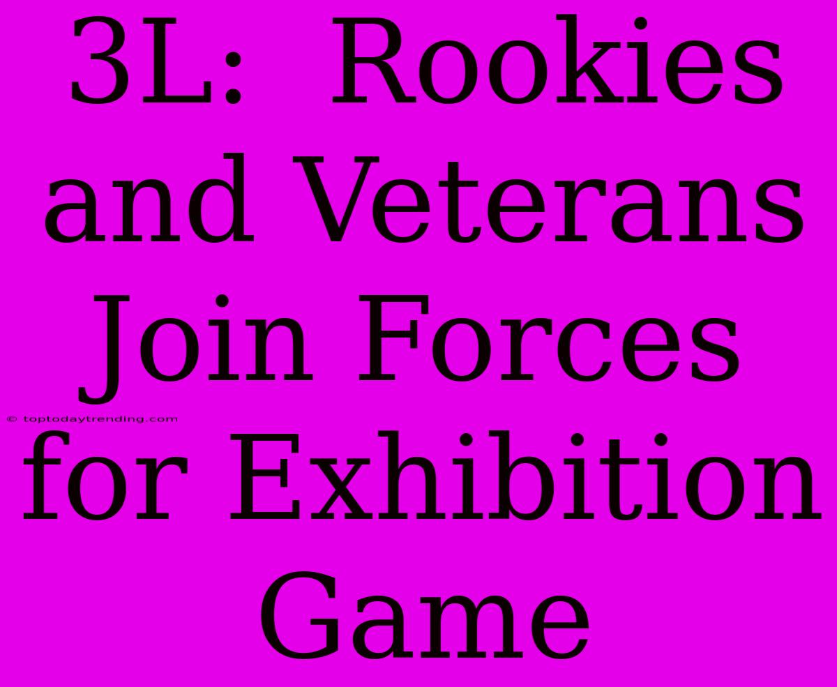 3L:  Rookies And Veterans Join Forces For Exhibition Game