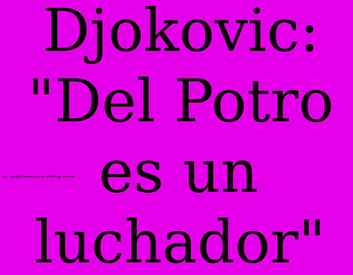 Djokovic: 