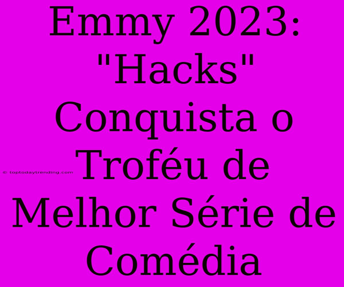 Emmy 2023: 