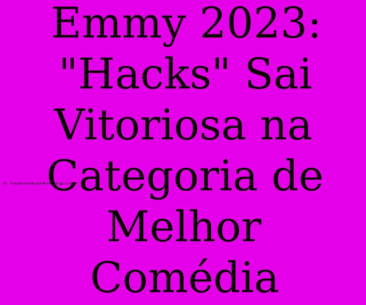 Emmy 2023: 