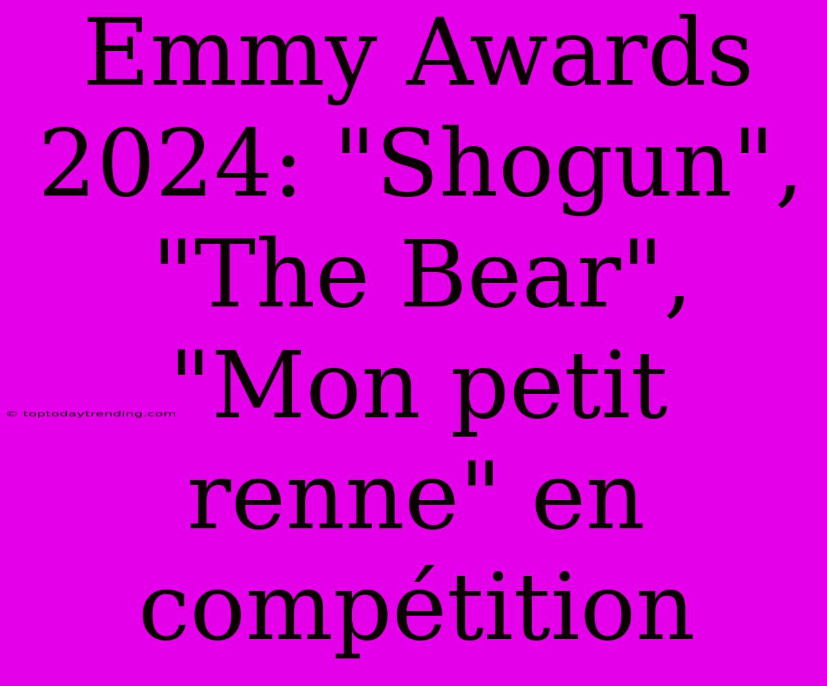 Emmy Awards 2024: 