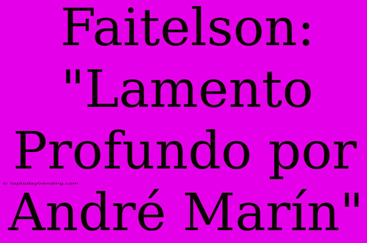 Faitelson: 