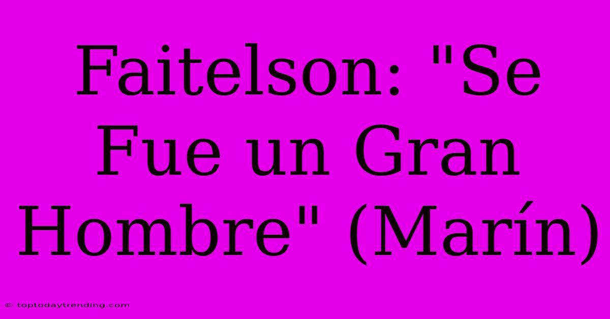 Faitelson: 