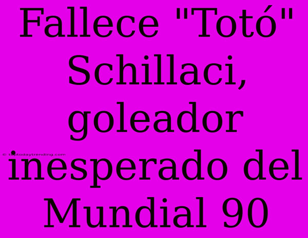 Fallece 