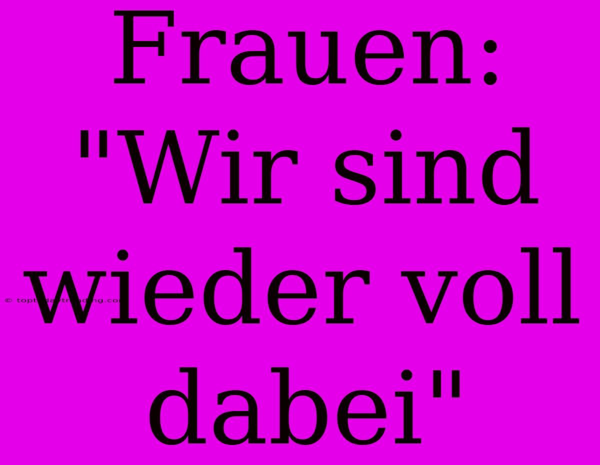 Frauen: 