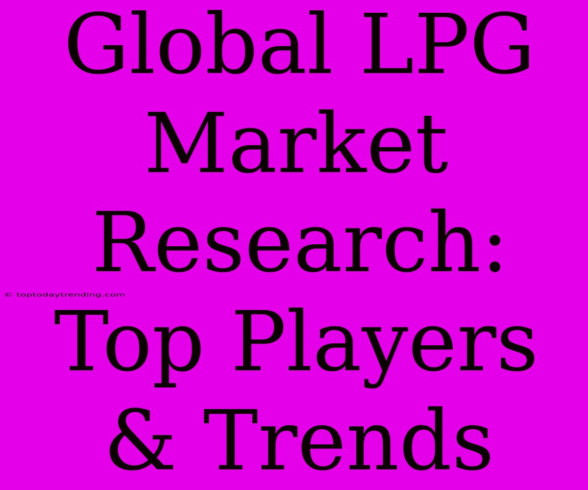 Global LPG Market Research: Top Players & Trends