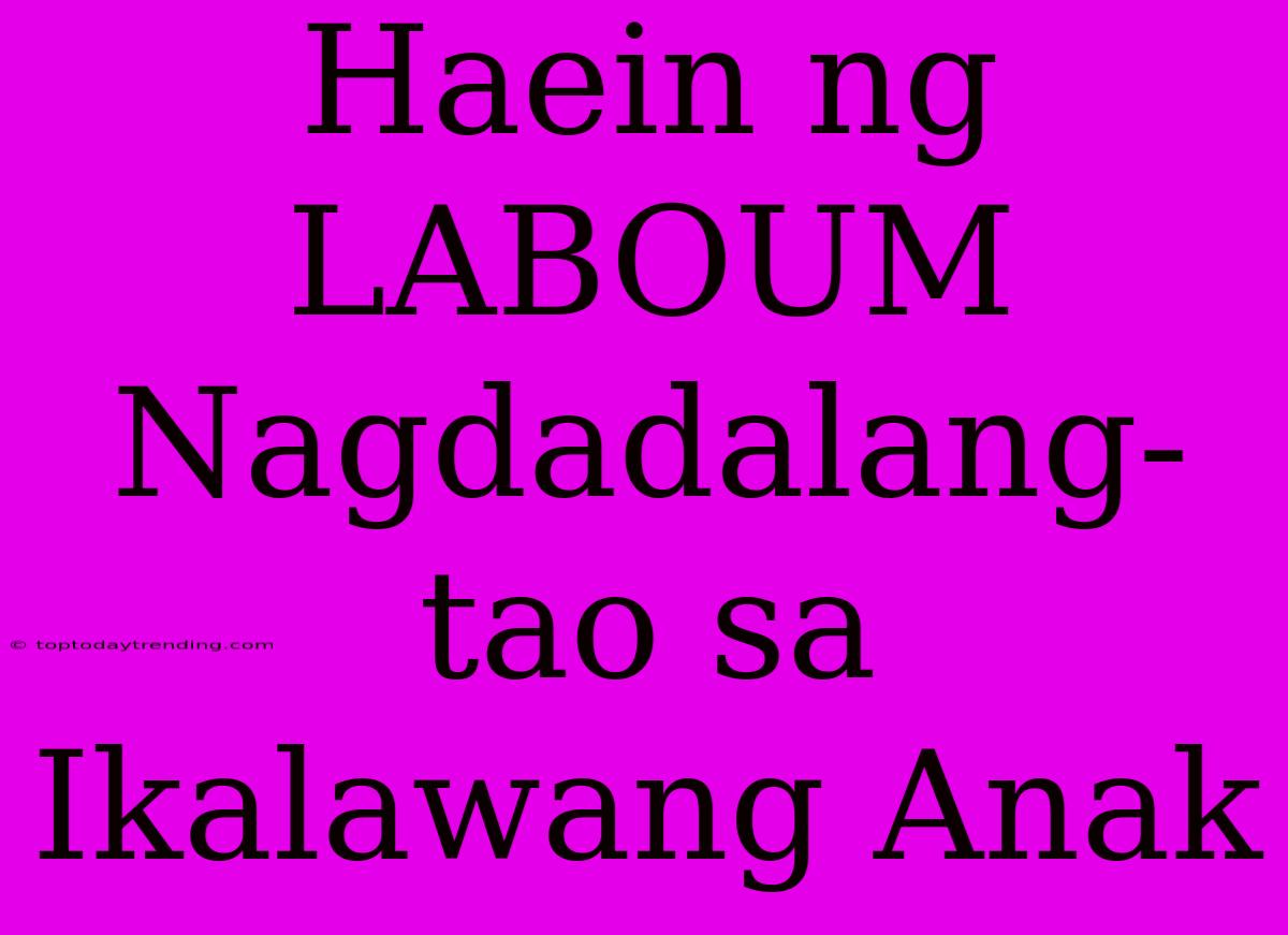 Haein Ng LABOUM Nagdadalang-tao Sa Ikalawang Anak