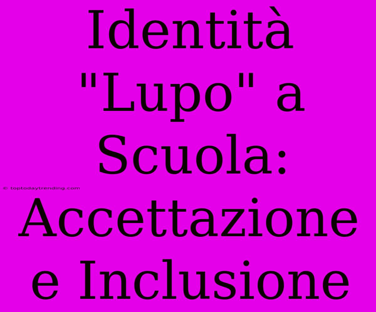 Identità 