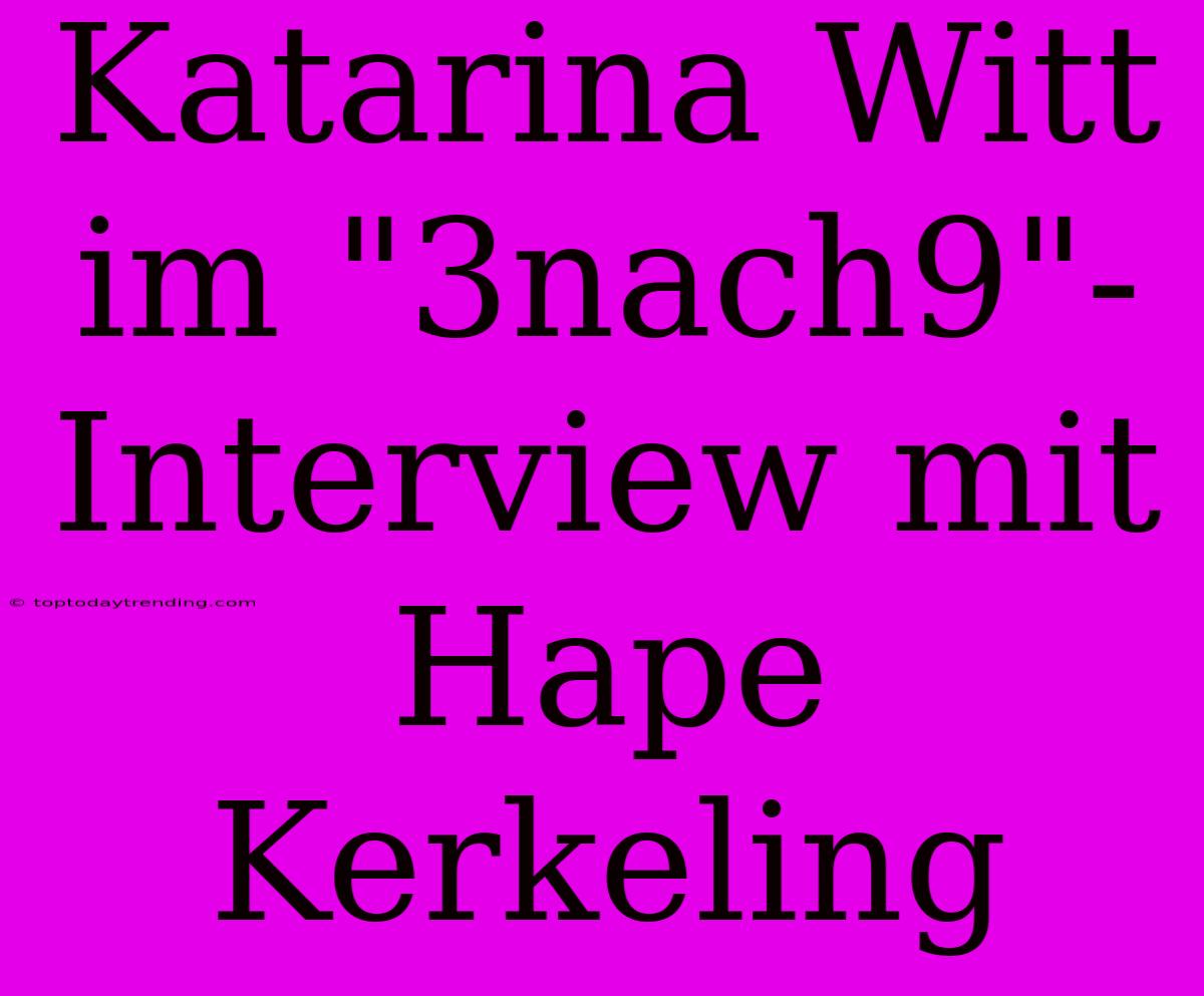 Katarina Witt Im 