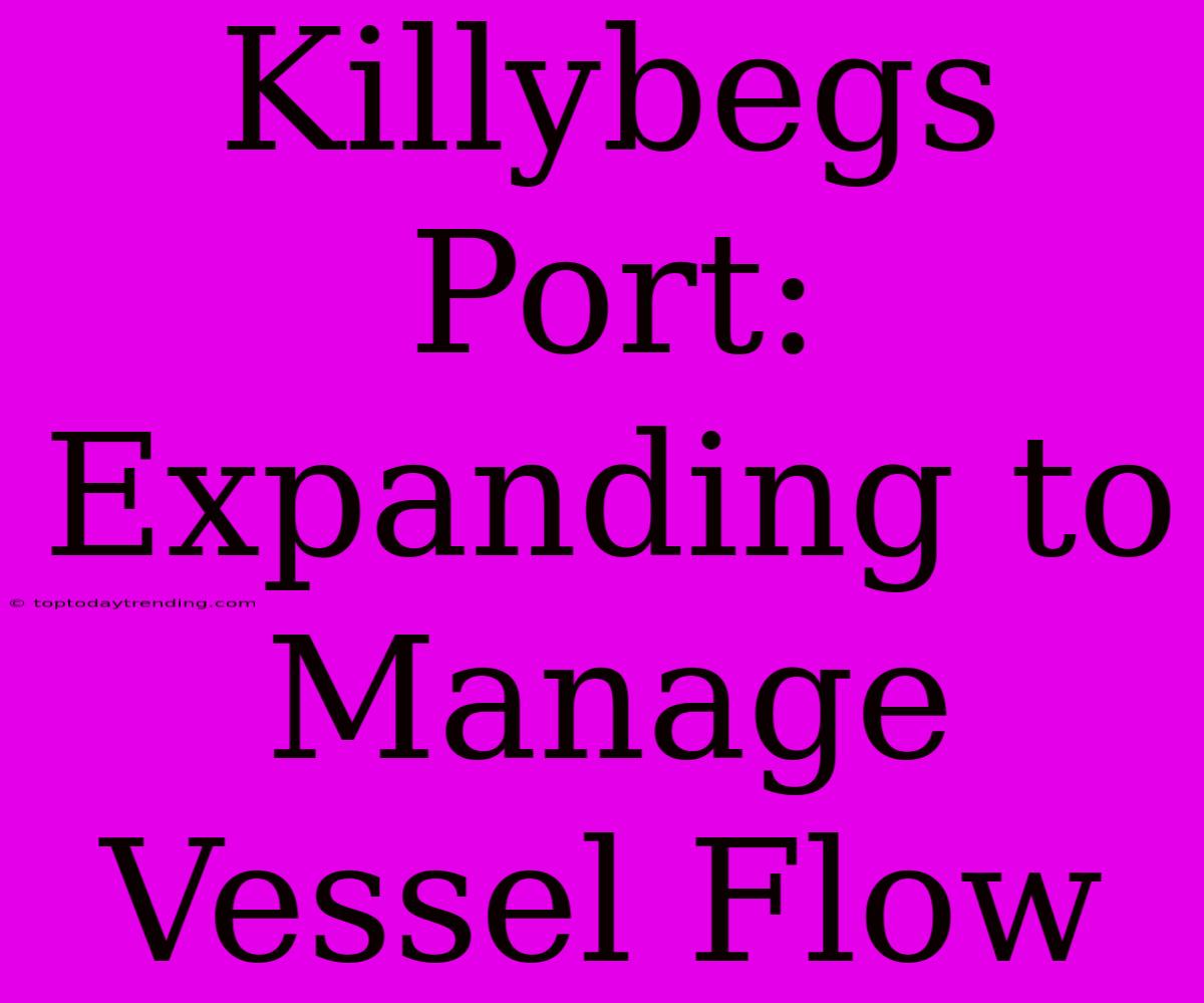 Killybegs Port: Expanding To Manage Vessel Flow