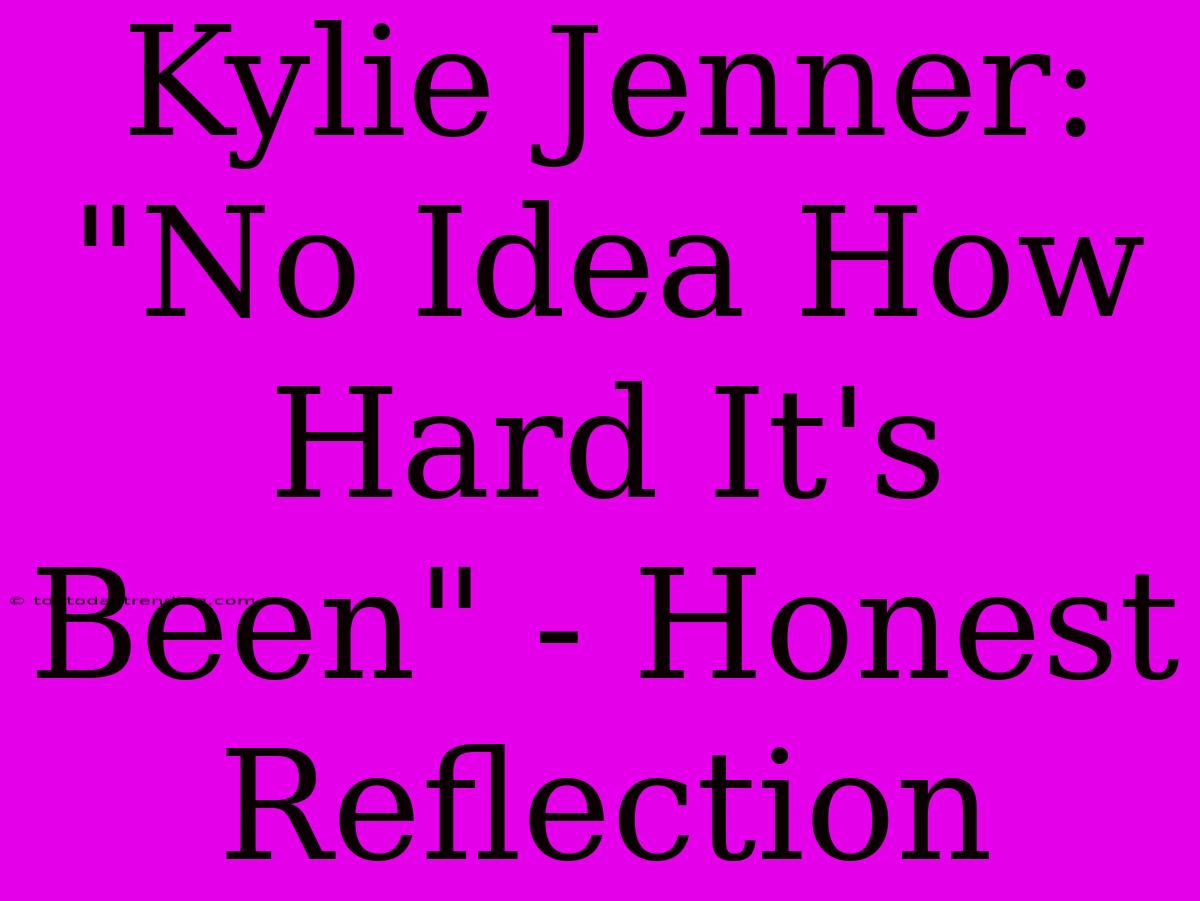 Kylie Jenner: 