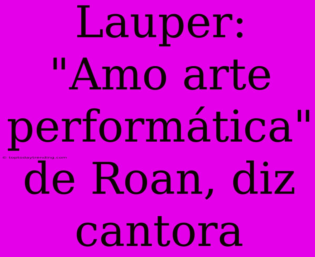 Lauper: 