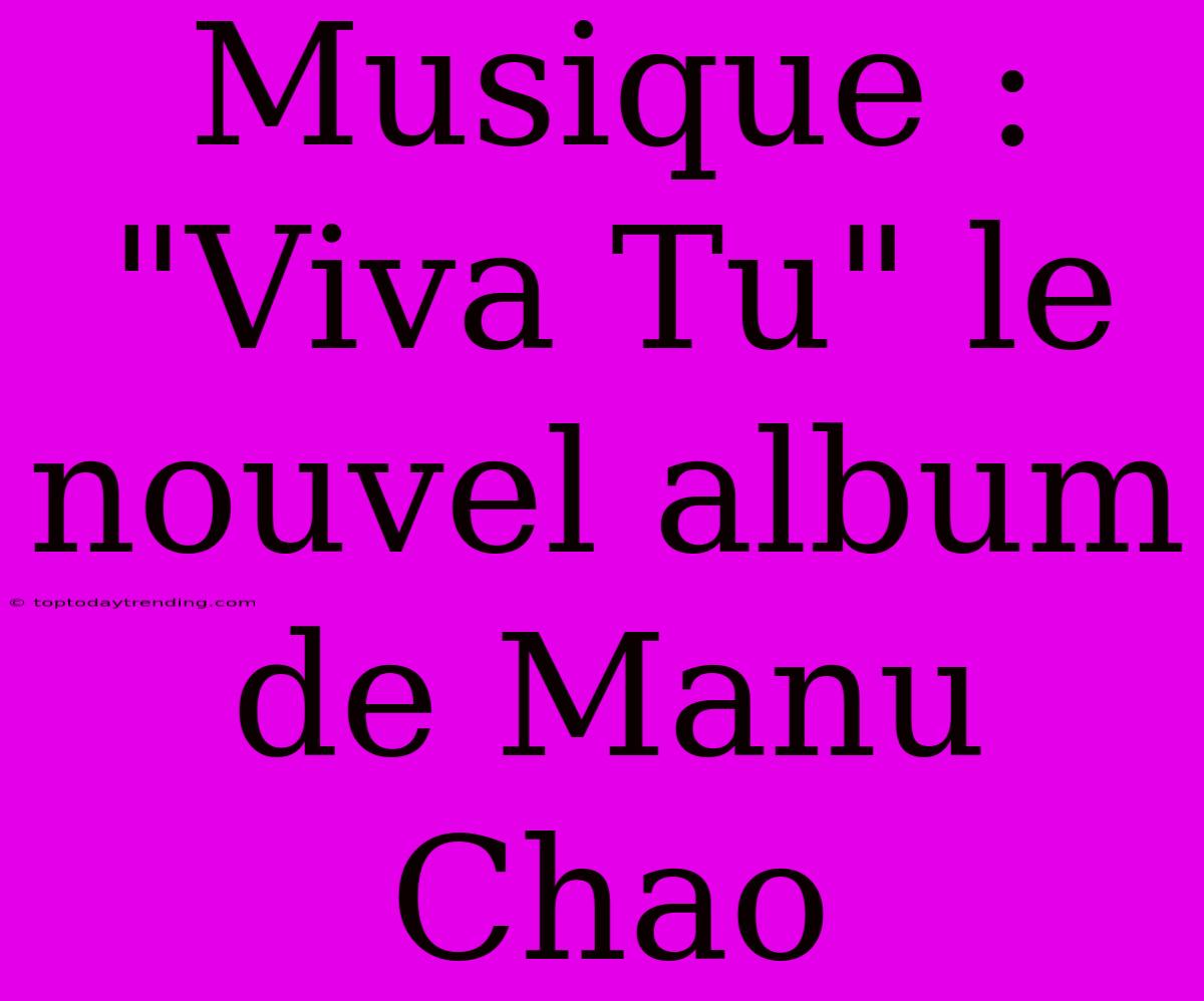 Musique : 