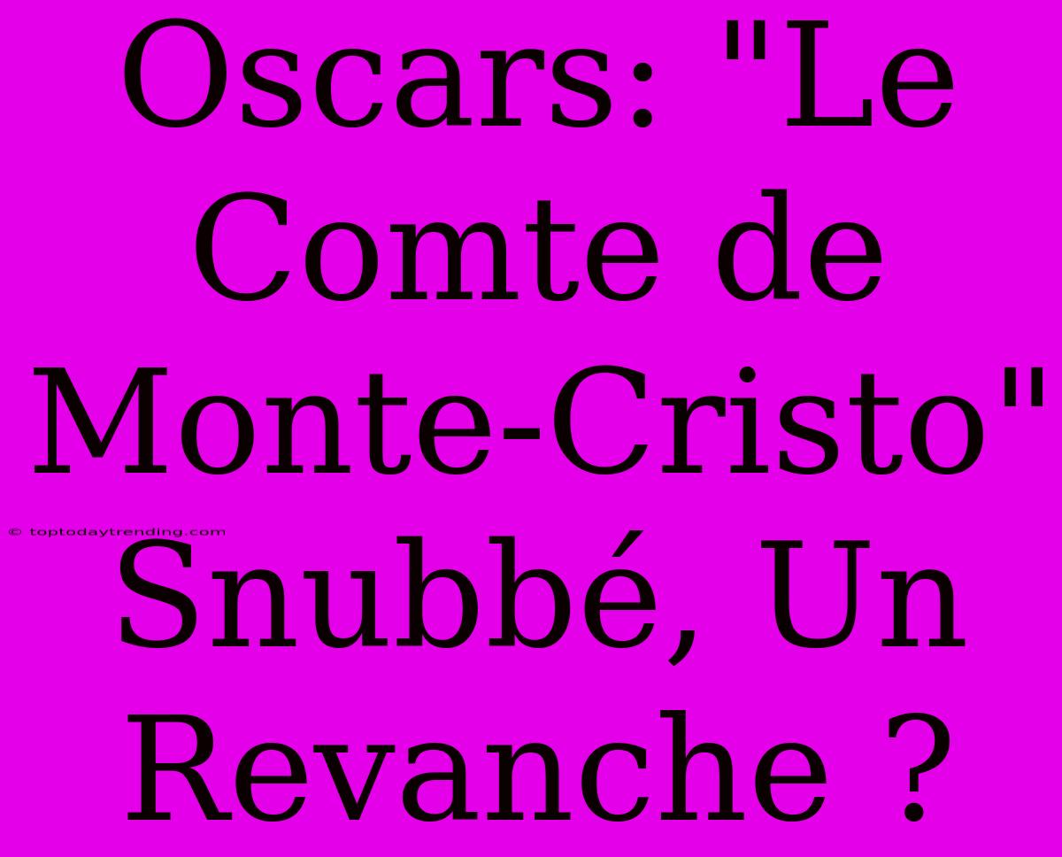 Oscars: 