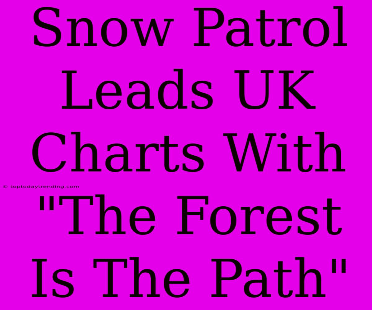 Snow Patrol Leads UK Charts With 