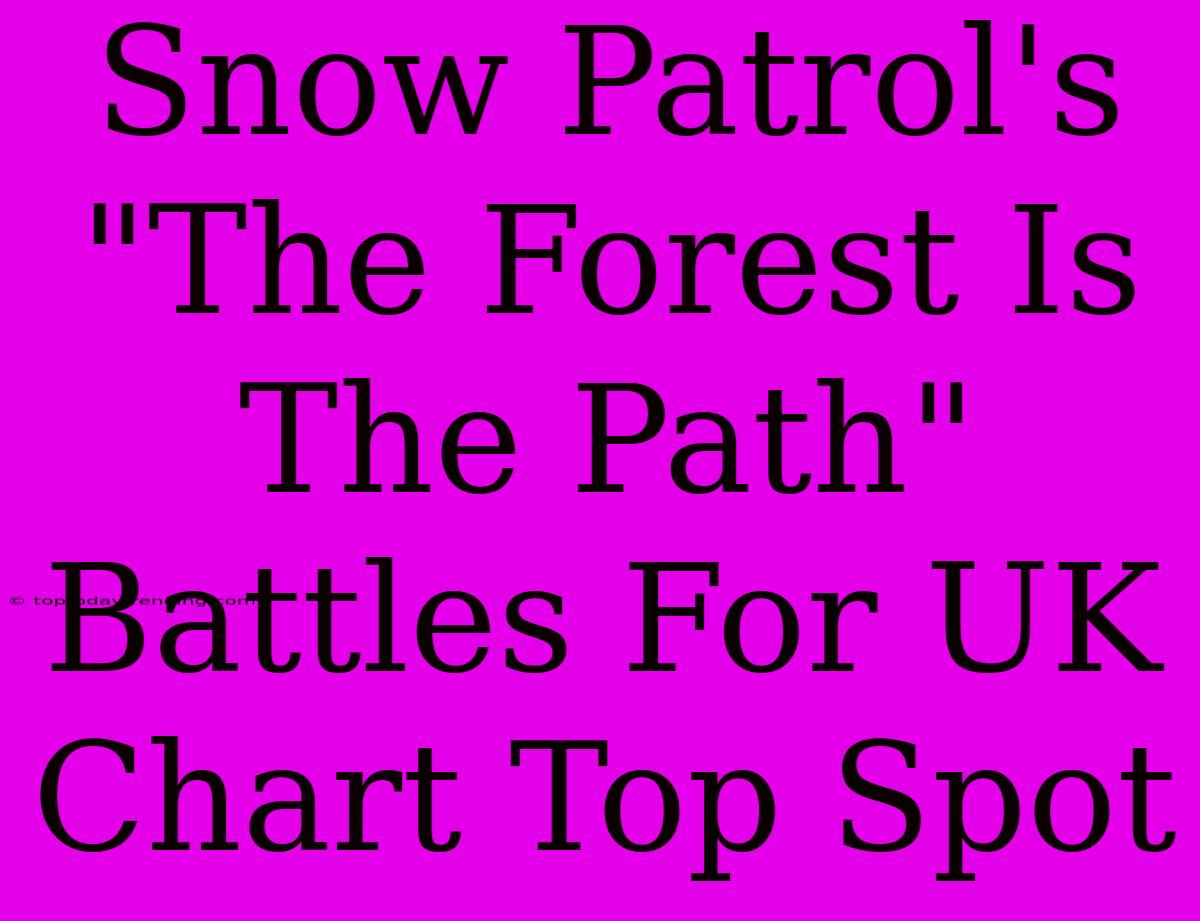 Snow Patrol's 