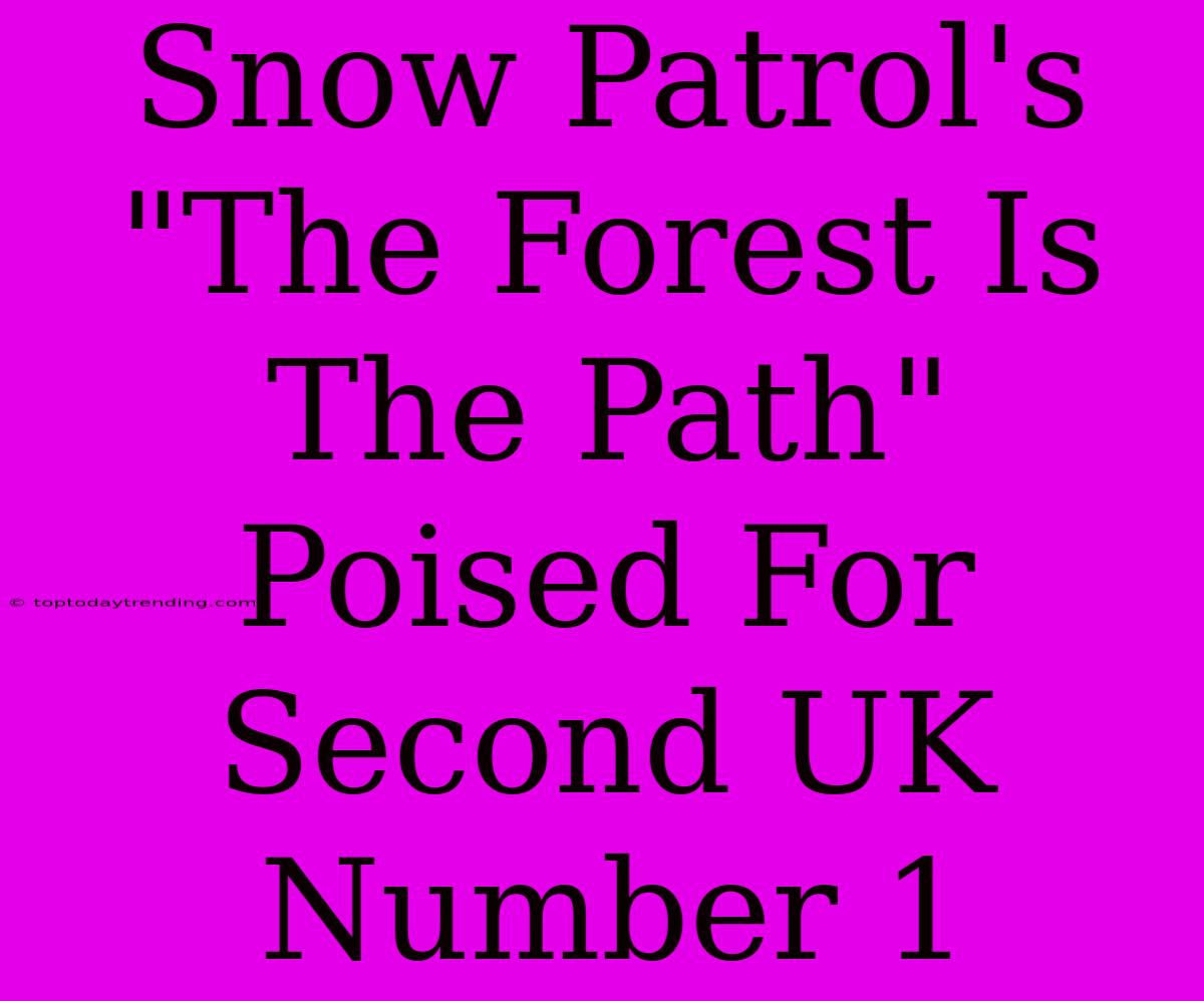 Snow Patrol's 