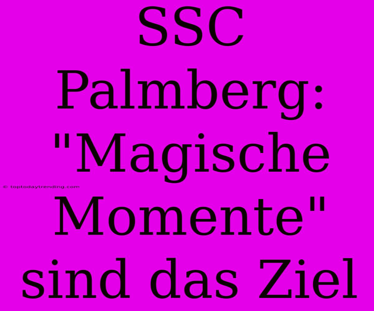 SSC Palmberg: 