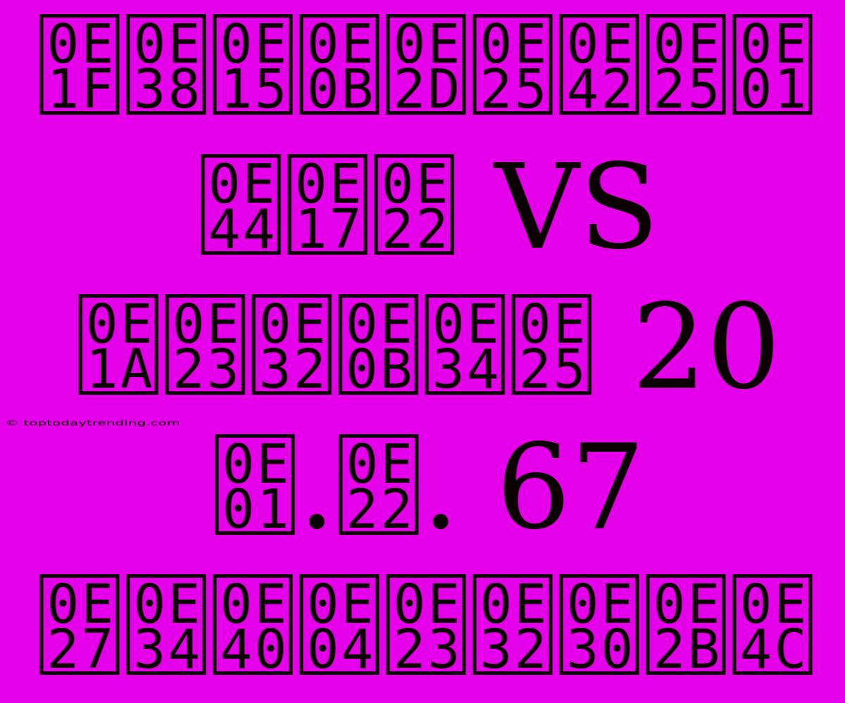 ฟุตซอลโลก ไทย VS บราซิล 20 ก.ย. 67 วิเคราะห์