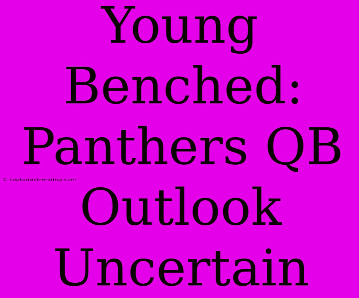 Young Benched: Panthers QB Outlook Uncertain